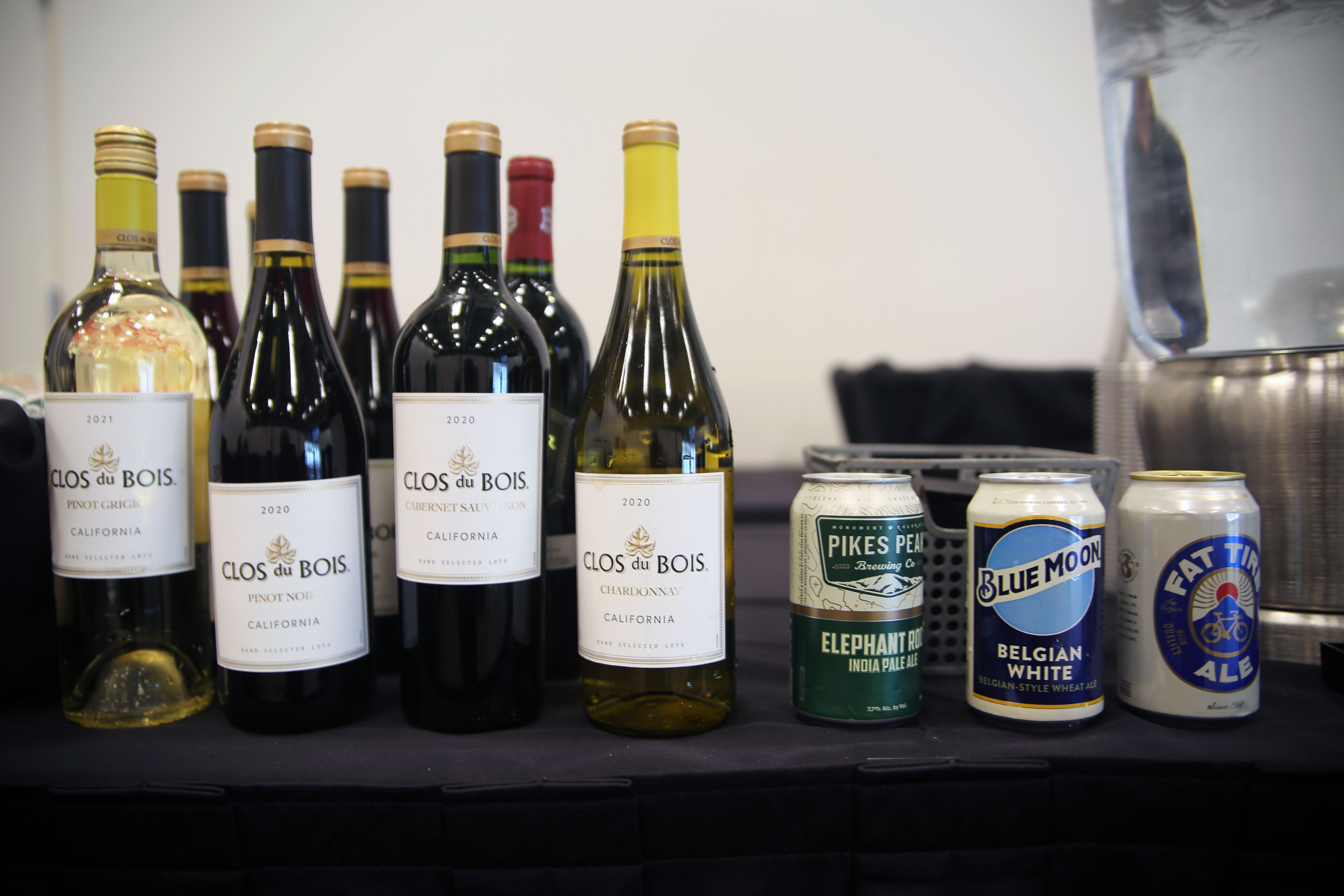 Alcohol options for catering
