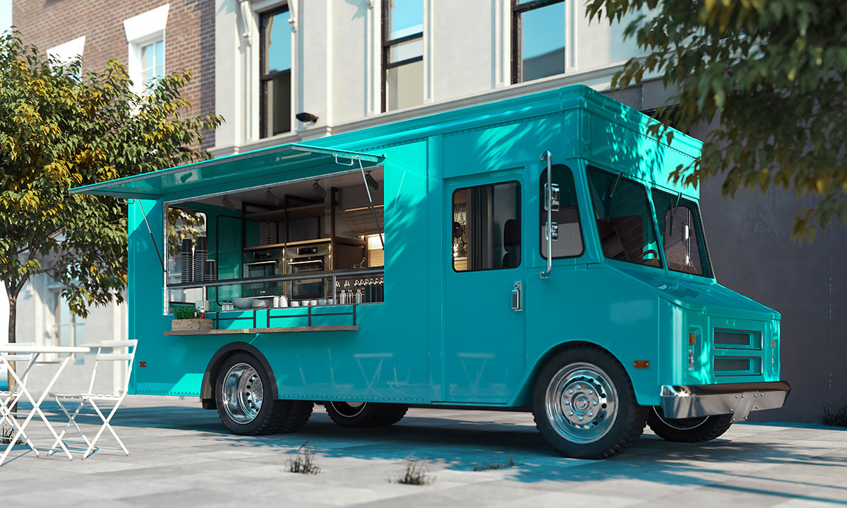 Turquoise Food Truck